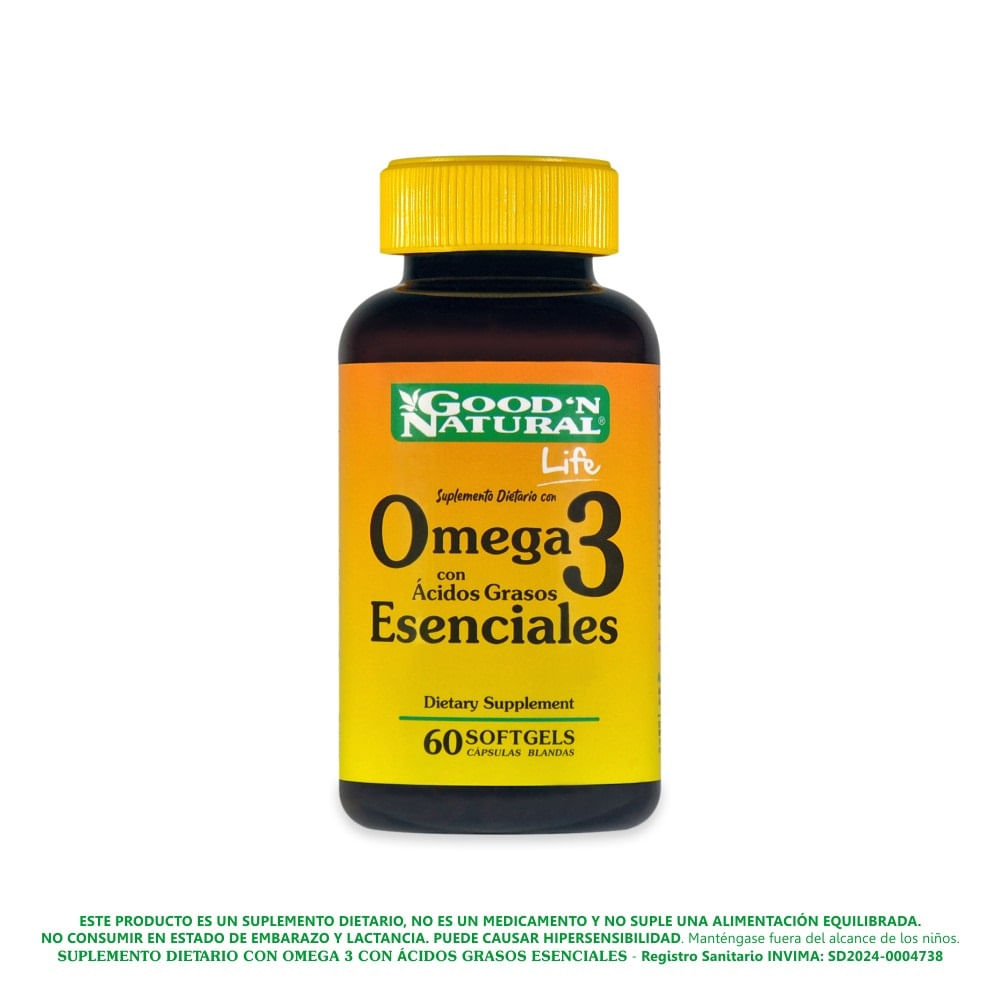 Omega 3 Good Natural X 60 Capsulas